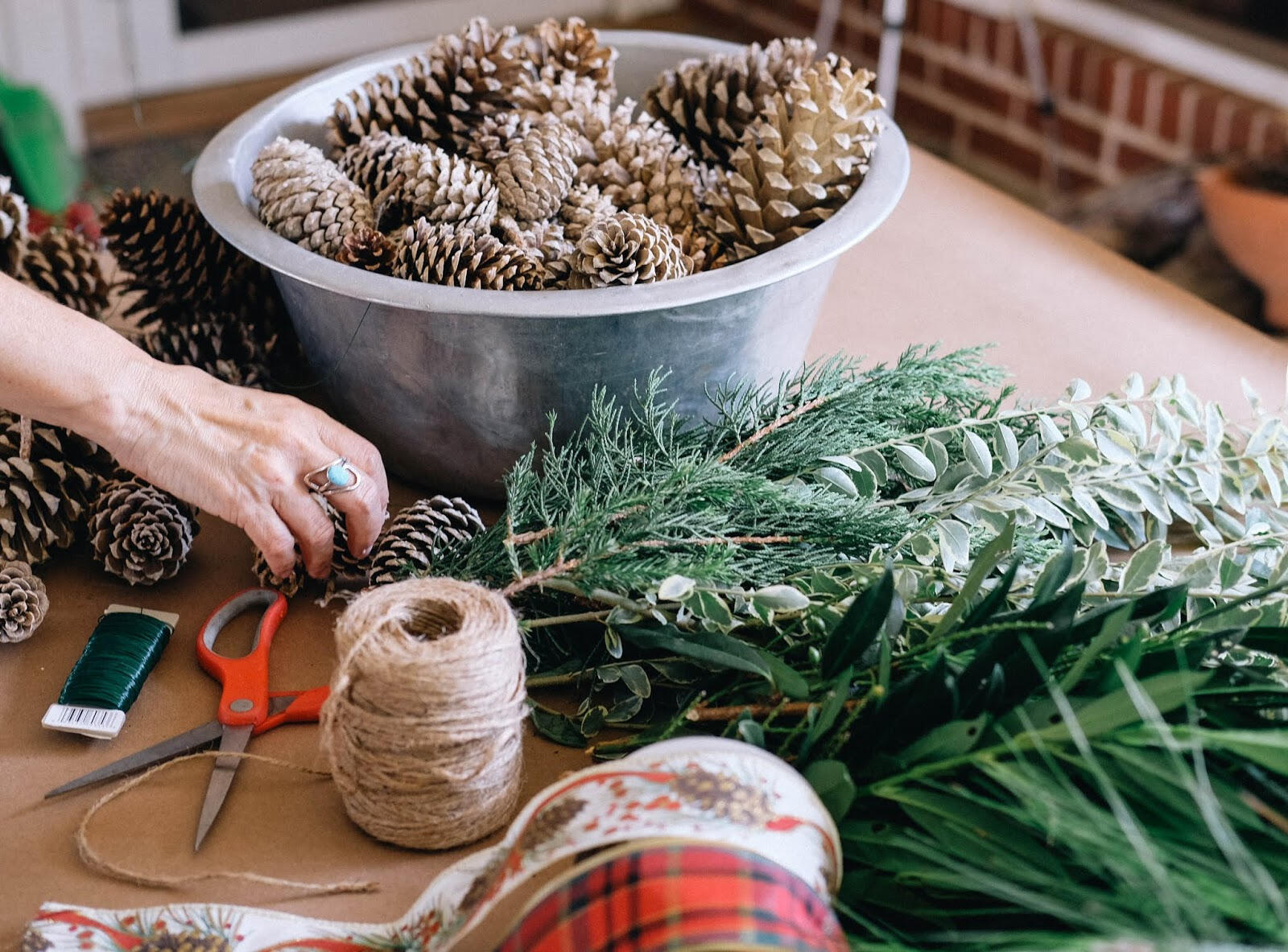 Garden Club 2 a flat lay of holiday craft items